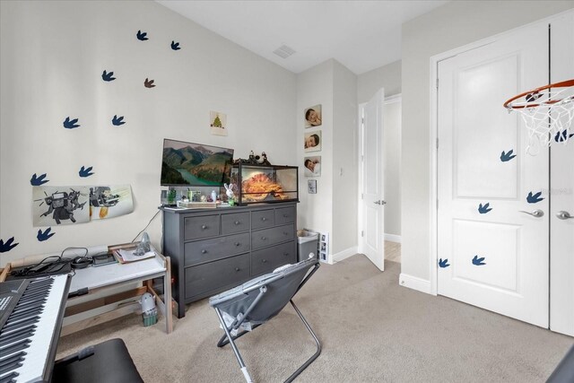 8338 Modiano St, Orlando, FL 32827 - interior space with baseboards, carpet, and visible vents