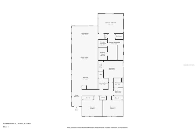 8338 Modiano St, Orlando, FL 32827 - view of layout