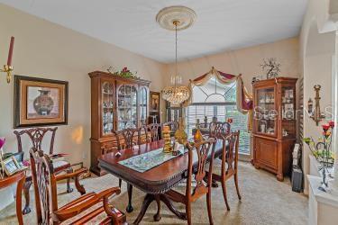 18011 Prairie Wolf Gln, Parrish, FL 34219 - dining space with light carpet