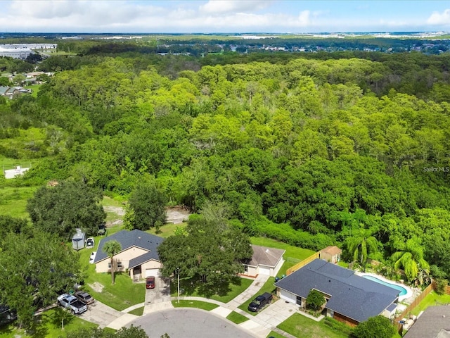 12513 Indiana Woods Ln, Orlando, FL 32824 - drone / aerial view of a heavily wooded area