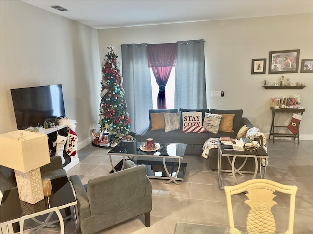 1804 Hudson Ct, Poinciana, FL 34759 - living area with tile patterned flooring and visible vents