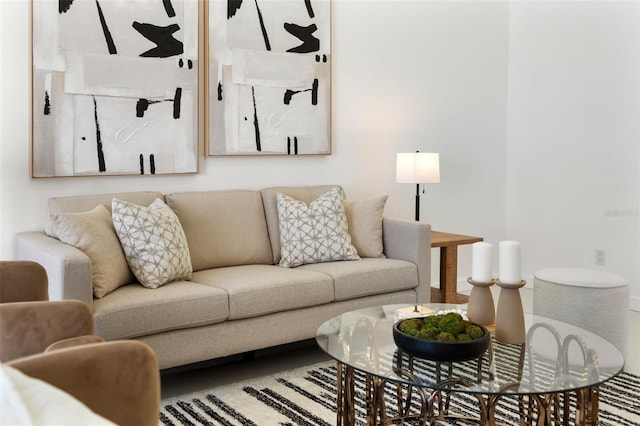 view of living area