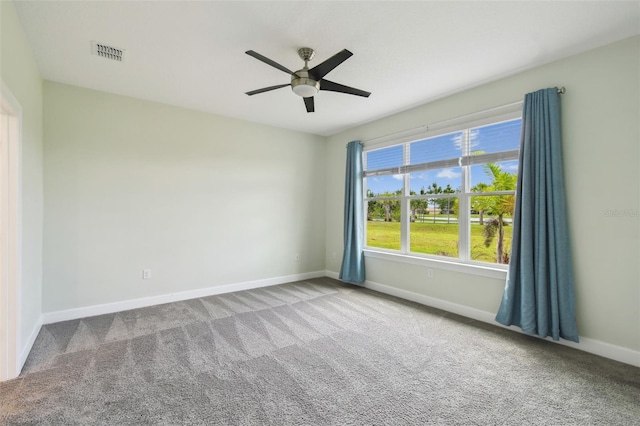 204 Bella Cortina Dr, Kissimmee, FL 34759 - carpeted empty room with baseboards and a ceiling fan