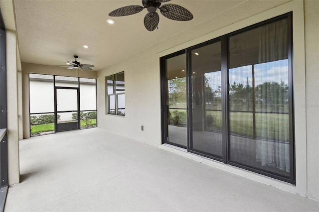 204 Bella Cortina Dr, Kissimmee, FL 34759 - unfurnished sunroom featuring recessed lighting