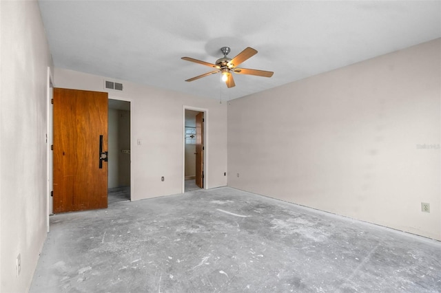2745 N Poinciana Blvd Unit 65, Kissimmee, FL 34746 - unfurnished bedroom featuring visible vents and a ceiling fan