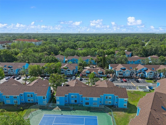 2745 N Poinciana Blvd Unit 65, Kissimmee, FL 34746 - drone / aerial view with a view of trees and a residential view