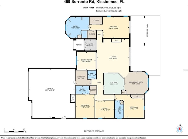 469 Sorrento Rd, Kissimmee, FL 34759 - floor plan