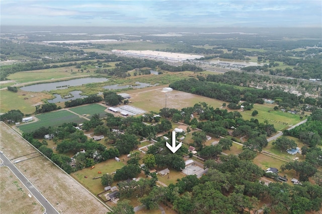 2804 Robinson Rd, Plant City, FL 33565 - birds eye view of property with a water view