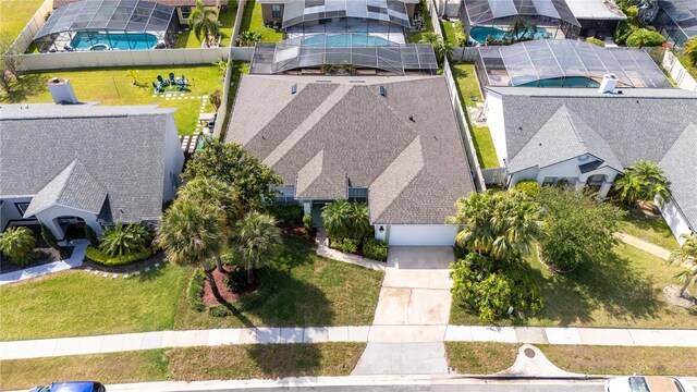 2734 Eagle Lake Dr, Orlando, FL 32837 - birds eye view of property with a residential view