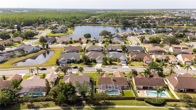 2734 Eagle Lake Dr, Orlando, FL 32837 - bird's eye view featuring a residential view and a water view
