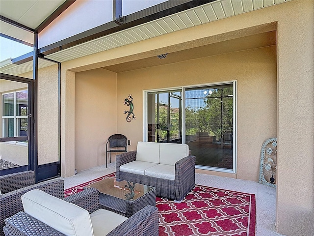 328 Vestrella Dr, Poinciana, FL 34759 - view of patio / terrace featuring outdoor lounge area