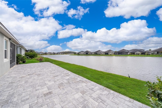 water view with a residential view