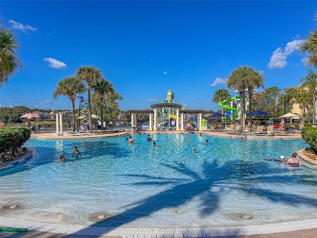 view of community pool