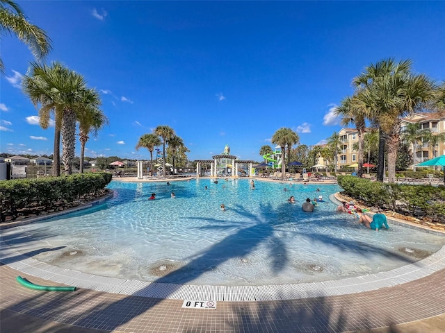 view of community pool