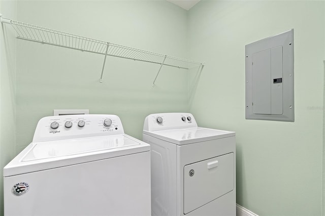7505 Laureate Blvd Unit 2208, Orlando, FL 32827 - laundry area with separate washer and dryer, electric panel, and laundry area