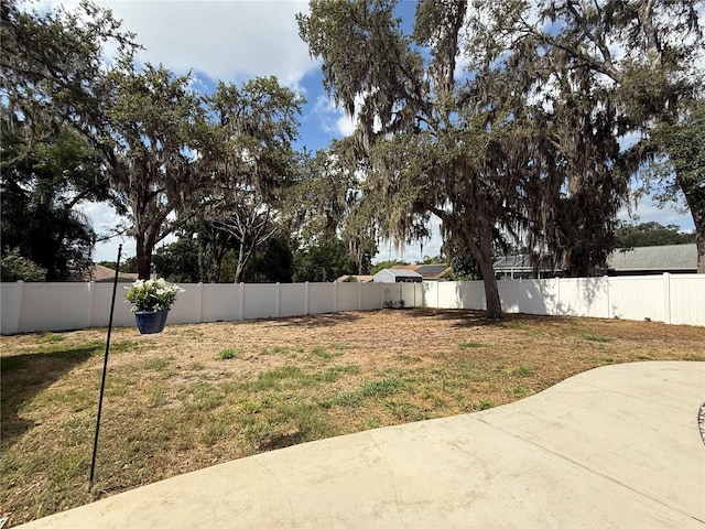 6922 Doehring Dr, Lakeland, FL 33810 - view of yard with a fenced backyard and a patio