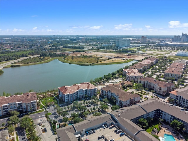 4862 Cayview Ave Unit 407, Orlando, FL 32819 - aerial view featuring a water view