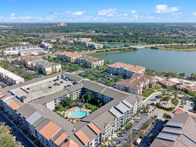 4862 Cayview Ave Unit 407, Orlando, FL 32819 - aerial view with a water view
