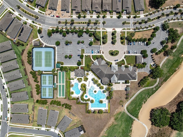 7957 Hanson Bay Pl, Kissimmee, FL 34747 - drone / aerial view featuring a residential view