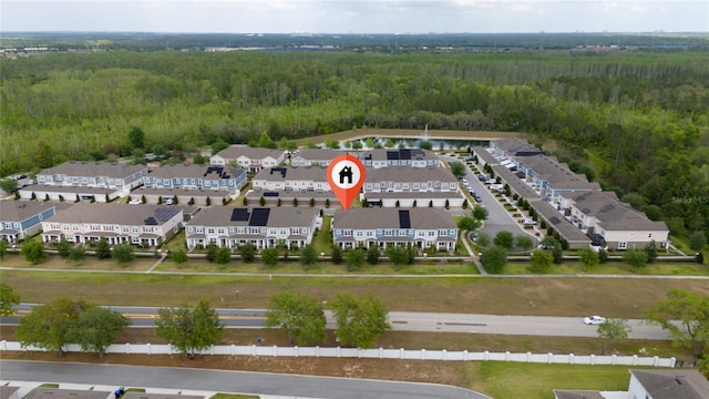 11162 Hanlon Terrace Aly, Winter Garden, FL 34787 - birds eye view of property with a wooded view and a residential view