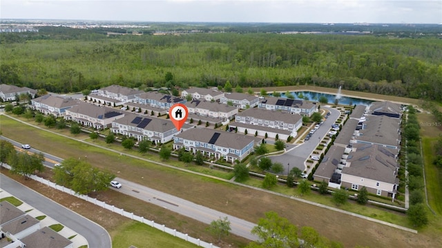 11162 Hanlon Terrace Aly, Winter Garden, FL 34787 - drone / aerial view with a view of trees, a residential view, and a water view