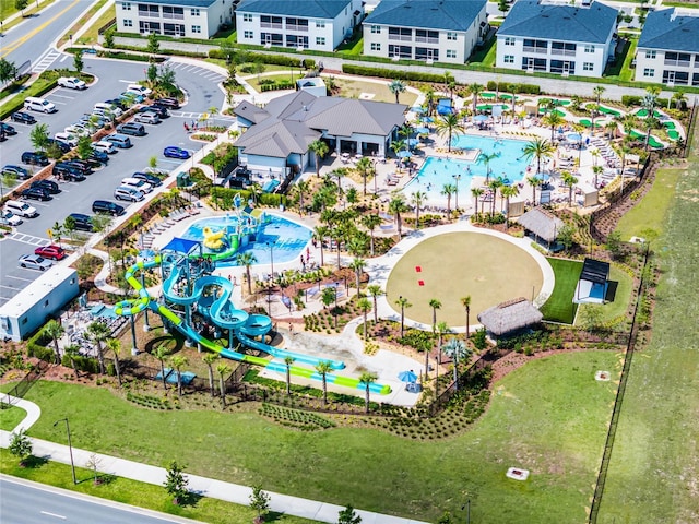 drone / aerial view