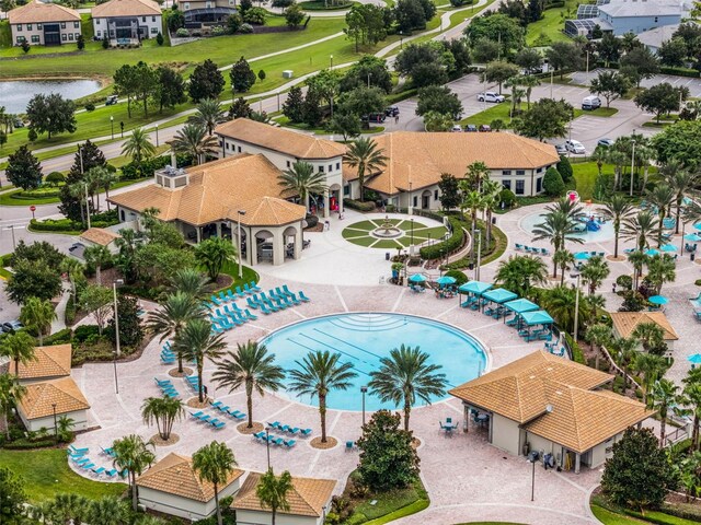 860 Pebble Beach Dr, Davenport, FL 33896 - bird's eye view featuring a water view