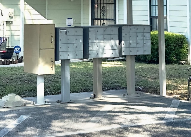 surrounding community featuring mail area