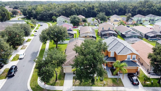 birds eye view of property featuring a residential view