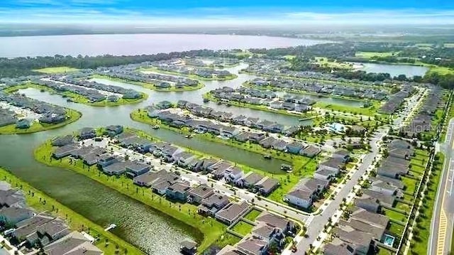 5019 Down Ct, Saint Cloud, FL 34772 - drone / aerial view with a water view and a residential view