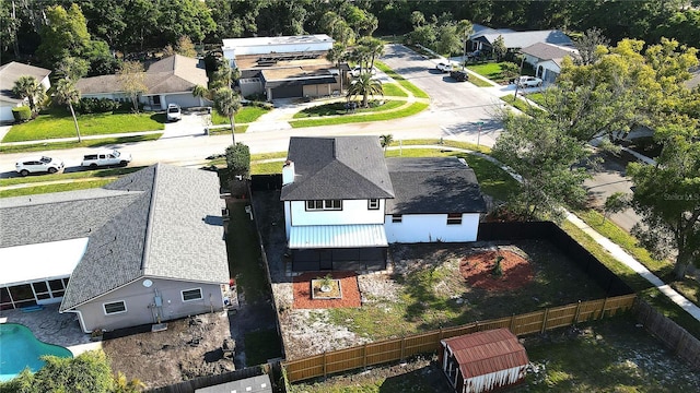 birds eye view of property featuring a residential view
