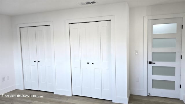 closet with visible vents