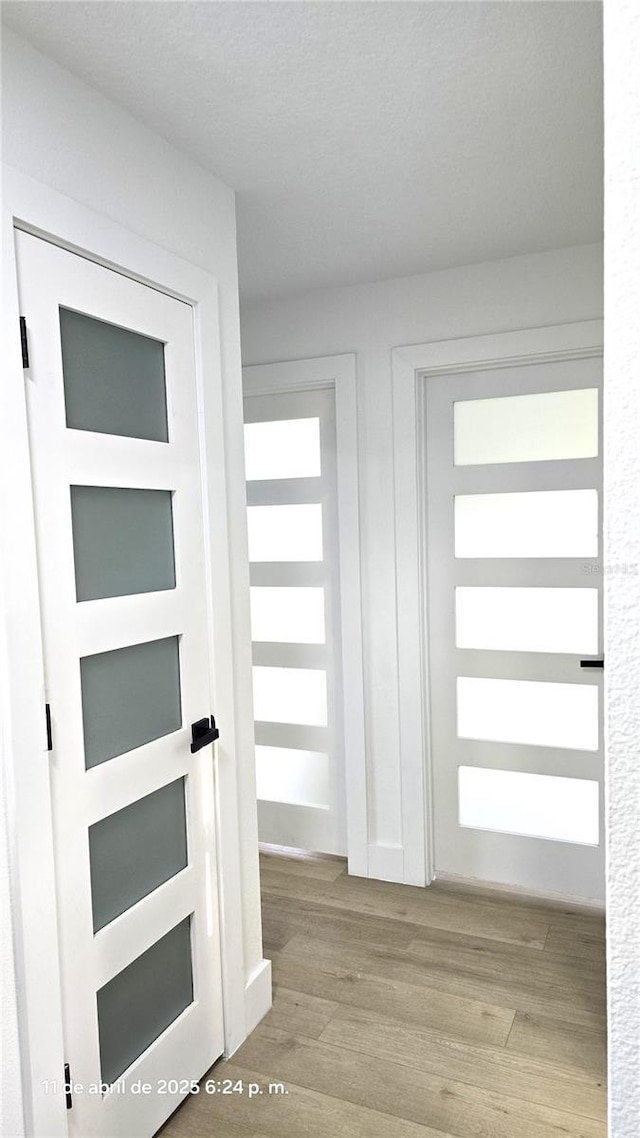 entryway featuring wood finished floors