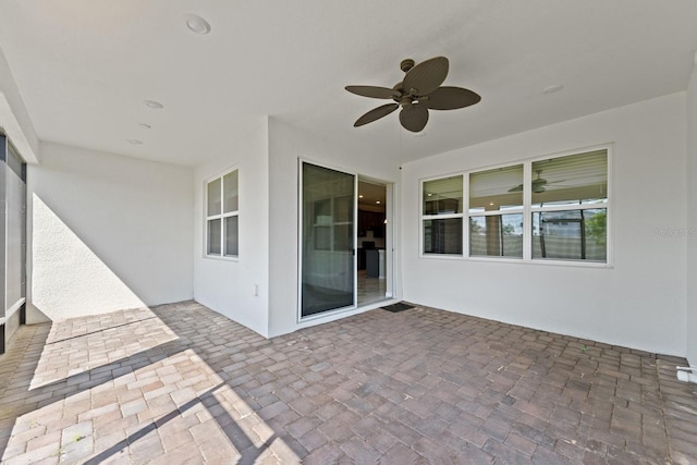 2019 Spring Shower Cir, Kissimmee, FL 34744 - view of patio / terrace featuring a ceiling fan
