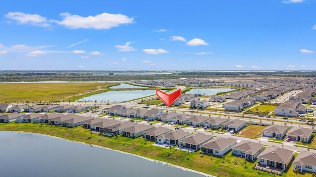 2019 Spring Shower Cir, Kissimmee, FL 34744 - bird's eye view with a residential view and a water view