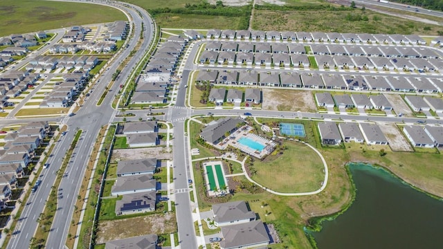 2019 Spring Shower Cir, Kissimmee, FL 34744 - aerial view with a residential view and a water view
