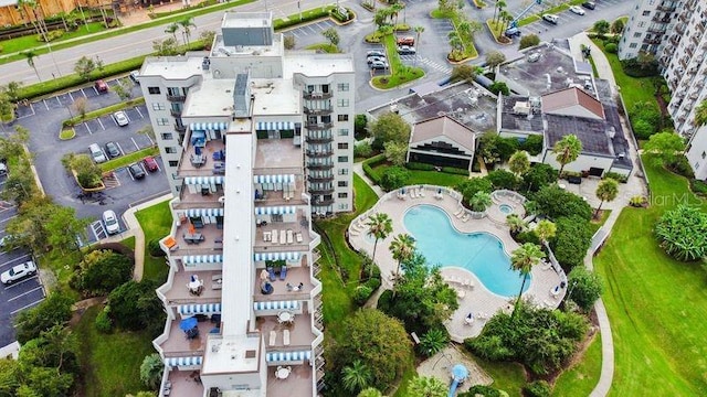 6165 Carrier Dr Unit 1603, Orlando, FL 32819 - aerial overview of property's location featuring a pool area
