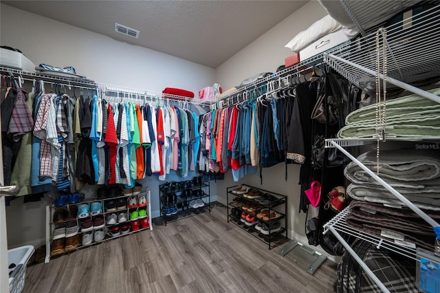 2059 Dexter St, Haines City, FL 33844 - walk in closet with wood finished floors and visible vents