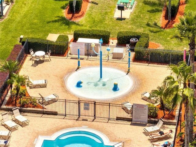 997 Lake Berkley Dr, Kissimmee, FL 34746 - view of swimming pool with fence