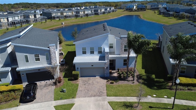 345 Ocean Course Ave, Davenport, FL 33896 - drone / aerial view with a water view and a residential view