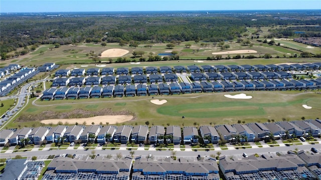 345 Ocean Course Ave, Davenport, FL 33896 - bird's eye view featuring a view of trees, a residential view, and view of golf course