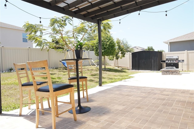 9016 Pyrus St, Kissimmee, FL 34747 - view of patio / terrace with grilling area