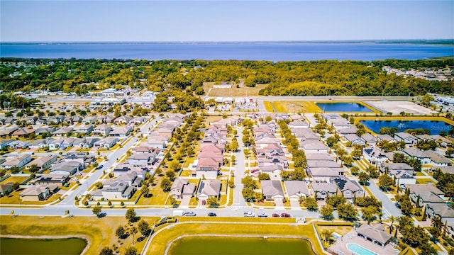 5118 Tiber Way, Saint Cloud, FL 34771 - birds eye view of property with a residential view and a water view