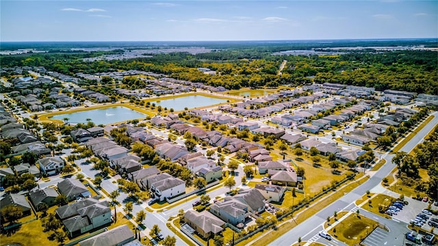 5118 Tiber Way, Saint Cloud, FL 34771 - birds eye view of property featuring a water view and a residential view