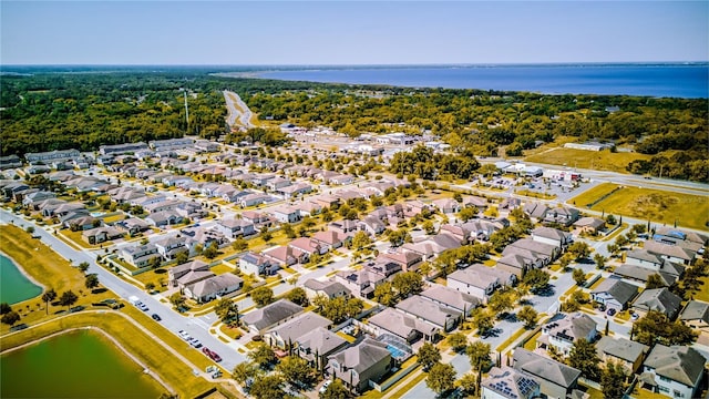5118 Tiber Way, Saint Cloud, FL 34771 - aerial view featuring a water view and a residential view