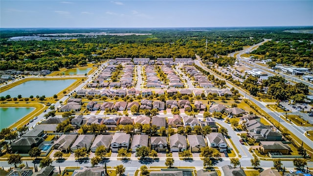 5118 Tiber Way, Saint Cloud, FL 34771 - aerial view with a residential view and a water view