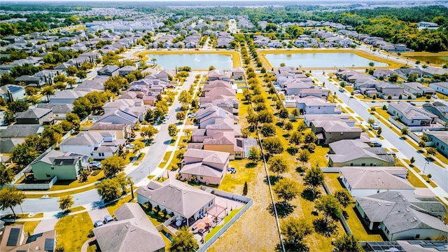 5118 Tiber Way, Saint Cloud, FL 34771 - bird's eye view with a water view and a residential view