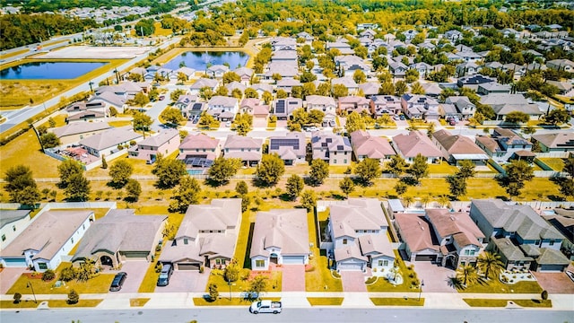 5118 Tiber Way, Saint Cloud, FL 34771 - aerial view featuring a residential view and a water view