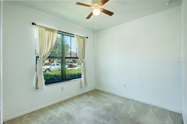 5118 Tiber Way, Saint Cloud, FL 34771 - carpeted empty room featuring a ceiling fan and baseboards