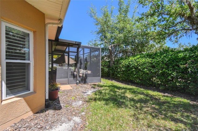 523 Shell Creek St, Poinciana, FL 34759 - view of yard featuring a sunroom